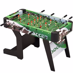 Table de baby foot d'intérieur pliable - 22 figurines  3 balles inclues  2 à 4 joueurs