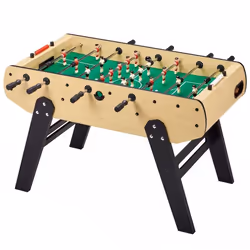 Baby-foot adulte - Robuste - Barres télescopiques - 2 à 4 joueurs - 3 Balles liège inclues