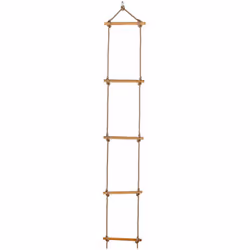Idéal pour faire de l'escalade ! L'échelle de corde améliore la coordination, l'équilibre et la confiance de vos enfants. Ils ...