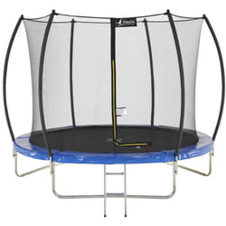 Trampoline rond Ø300cm avec filet de sécurité et échelle - Bleu - fpr 300 - Kangui