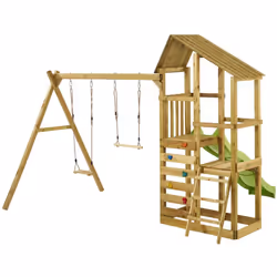 Tour de jeux en bois WOUPI pour enfants pour des heures d'amusement. Certifiée PEFC et conforme aux normes EN71 Les + produit ...