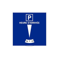 Disque de stationnement européen zone bleue
