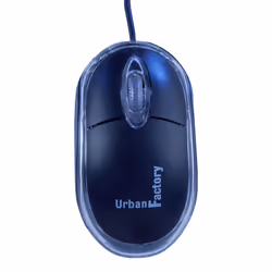 Urban Factory BDM02UF, Ambidextre, Optique, USB Type-A, 800 DPI
