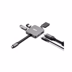 Urban Factory HUBEE LIGHT USB 3.2 Gen 1 (3.1 Gen 1) Type-C Gris - Vue supplémentaire 4