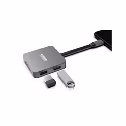 Urban Factory HUBEE LIGHT USB 3.2 Gen 1 (3.1 Gen 1) Type-C Gris - Vue supplémentaire 5