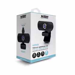 Urban Factory WEBEE webcam 20 MP 1920 x 1080 pixels USB 3.2 Gen 1 (3.1 Gen 1) Noir - Vue supplémentaire 5