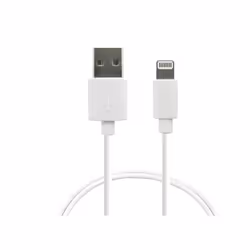 Urban Factory Basee, 0,8 m, Lightning, USB A, Mâle, Mâle, Blanc