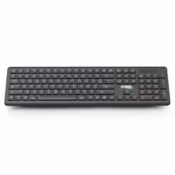 Urban Factory GWK24UF, Taille réelle (100 %), Sans fil, RF sans fil, AZERTY, Noir