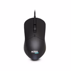 Urban Factory GWM01UF, Ambidextre, Optique, USB Type-A, 1200 DPI, Noir