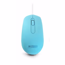 Urban Factory FREE, Ambidextre, Optique, USB Type-A, 1200 DPI, Bleu