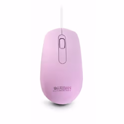 Urban Factory FREE, Ambidextre, Optique, USB Type-A, 1200 DPI, Rose