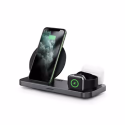 Urban Factory SWC35UF chargeur d'appareils mobiles Écouteurs, Smartwatch, téléphone Noir Batterie Recharge sans fil Intérieure - Vue supplémentaire 4