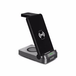 Urban Factory SWC40UF chargeur d'appareils mobiles Universel Noir USB Recharge sans fil Charge rapide Intérieure