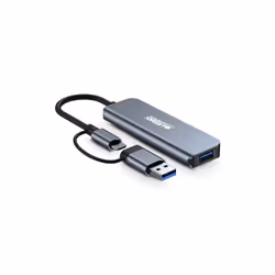 Urban Factory MHC35UF station d'accueil Avec fil USB 3.2 Gen 1 (3.1 Gen 1) Type-A Gris - Vue supplémentaire 2