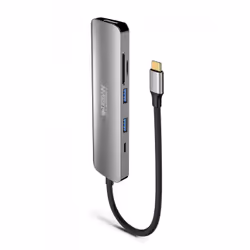 Urban Factory MHC45UF station d'accueil Avec fil USB 3.2 Gen 1 (3.1 Gen 1) Type-C Gris - Vue supplémentaire 5