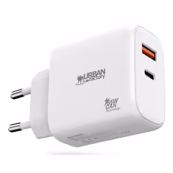 Urban Factory GPS62UF chargeur d'appareils mobiles Universel Blanc Secteur Charge rapide Intérieure