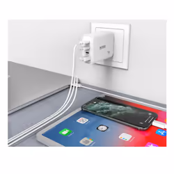 Urban Factory GPS14UF chargeur d'appareils mobiles Universel Blanc Secteur Charge rapide Intérieure