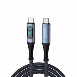 Urban Factory CAB05UF, 1,5 m, USB C, USB C, USB4 Gen 2x2, 40 Gbit/s, Gris