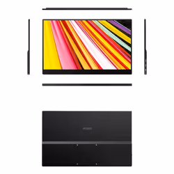 Urban Factory PUM15UF téléviseur et moniteur portables Moniteur portable Noir 39,6 cm (15.6") TFT 1920 x 1080 pixels - Vue supplémentaire 5