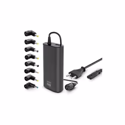 Chargeur et câble d'alimentation PC Urban Factory CHARGEUR UNIVERSEL PC 70W NOIR Caracteristiques principales : Couleur : Noi ...