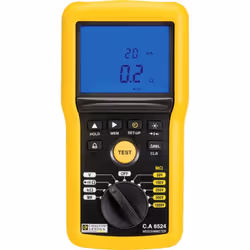 enquête Tensions de test de 50 V à 1000 V / 200 GΩ Mode de fonctionnement : Manuel, Lock, Timer et ratios PI / DAR Test de co ...