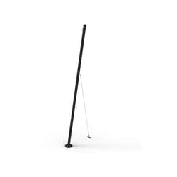 Sans Marque - Mat incliné acier + câble tension Matvoild, 2m50 gris