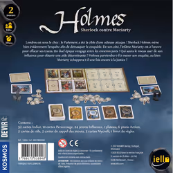 Iello Holmes Holmes Sherlock contre Moriarty 30 min Jeu de société Détective