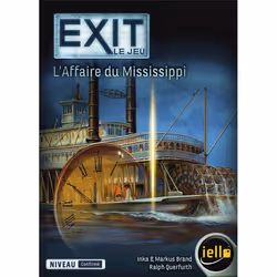 Iello EXIT LAffaire du Mississippi EXIT - L'Affaire du Mississippi Jeu de société Détective