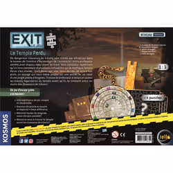 Iello EXIT PUZZLE Le Temple Perdu Jeu de puzzle Paysage