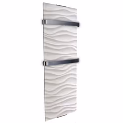 Chemin'arte - sèche-serviette rayonnant 1200w ondulation - 113