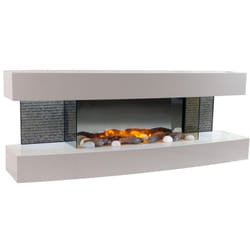 Chemin'arte - cheminée électrique design 2000w - lounge