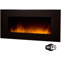 La cheminée décorative VOLCANO XXL WIFI de Chemin'Arte est conçue pour vous apporter confort et plaisir sans avoir à vous sou ...