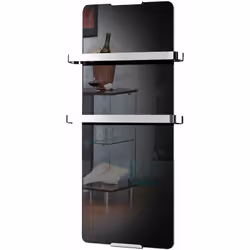Chemin'arte - Radiateur sèche serviette électrique 600w noir 176
