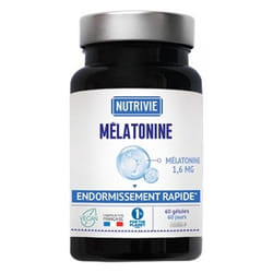 Nutrivie Melatonine Endormissement 60 Gélules