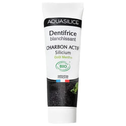 Aquasilice Dentifrice Blanchissant Charbon Bio 75 ml