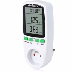 Fishtec Wattmètre - Compteur De Consommation Electrique Prise Contrôle Cout Electrique Energie