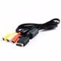 Câble AV - BULK - PS1/PS2/PS3 - Noir - Câble Vidéo - Cordon de raccordement
