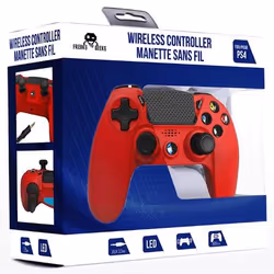 KontrolFreek Freaks PS4 Controller Rouge USB Manette de jeu PlayStation 4