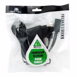 Alimentation secteur - Kinect - Xbox 360 - Noir - Filaire - Adaptateur
