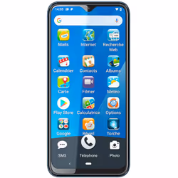 ORDISSIMO LeNuméro2, 16 cm (6.3"), 4 Go, 64 Go, 12 MP, Android 10.0, Noir