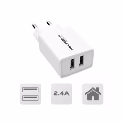 Akashi ALT2USBACCH chargeur d'appareils mobiles Universel Blanc Secteur Intérieure
