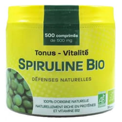 PharmUp Spiruline Bio 500 Comprimés