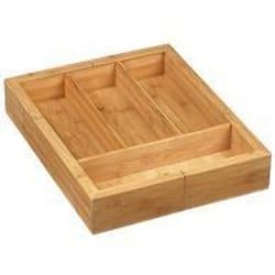 Dm creation - range couverts bambou réglable 4/6 cases - 00200