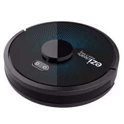 E.ziclean Aqua connect x850 robot aspirateur 0,6 L Sans sac Noir, Bleu