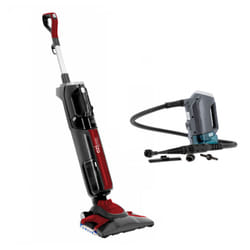 EZIclean Cyclosteam P320 Batterie Sec&humide mousse, HEPA Sans sac 1 L 1800 W Noir, Rouge