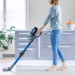 EZIclean R610 Flex Aspirateur balai Batterie Sec HEPA Sans sac 0,8 L 250 W Noir, Bleu