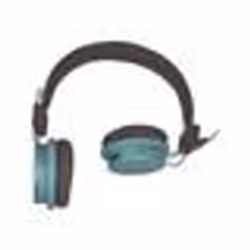 Casque DOUBLE H. marron/blue bltooth/fil fonction t l Lect.Mini-SD