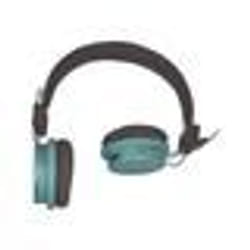 Casque DOUBLE H. marron/blue bltooth/fil fonction t l Lect.Mini-SD
