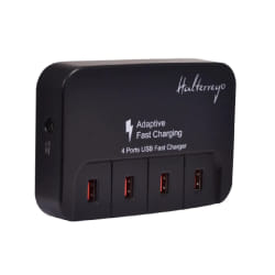 HAlterREGO Chargeur USB universel 4 ports Noir