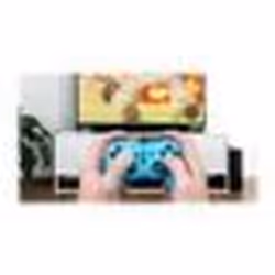 Subsonic - Manette Colorz  avec câble de 3 mètres vibration et gyroscope - Accessoire pour console Nintendo Switch - Bleu Néo ...